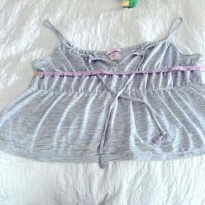 Victorias Secret Tank Top Size XL spaghetti strap Tank Top Heather Gray NWOT